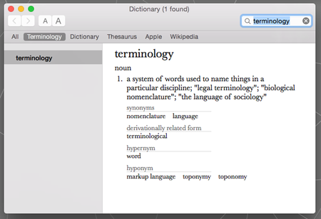 where is the dictionary database for mac dictionary app